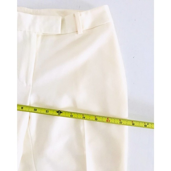 Brooks Brothers | Caroline Fit Wool Trouser Womens Petites 0P Beige Straight - Picture 7 of 12